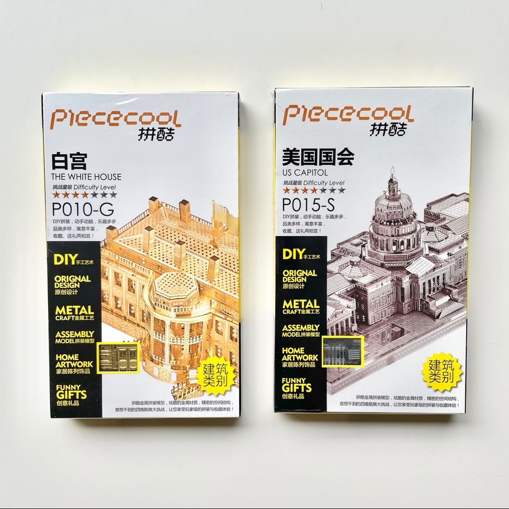 🧩Piececool 3D Buildings Puzzle